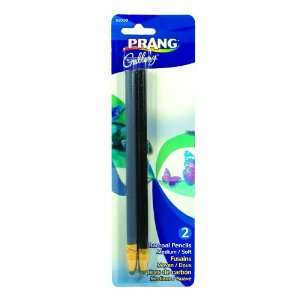   Charcoal Pencils, 1 Medium, 1 Soft, Black (60300): Office Products