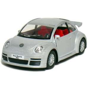  5 Volkswagen New Beetle RSi 132 Scale (Silver) Toys 