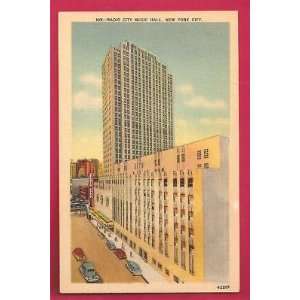    Postcard Radio City Music Hall New York City 