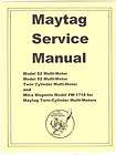 Maytag Gasoline Multi Motor Service Manual 82 92 Twin & Serial Number 