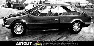 1970 Fiat 128 Bertone Coupe Concept Factory Photo  