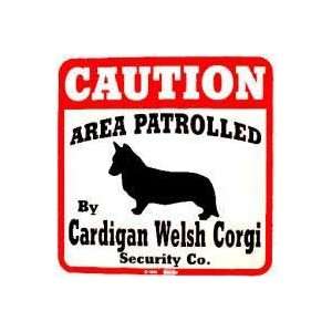    Area Patrolled by Cardigan Welsh Corgi Sign: Home & Kitchen