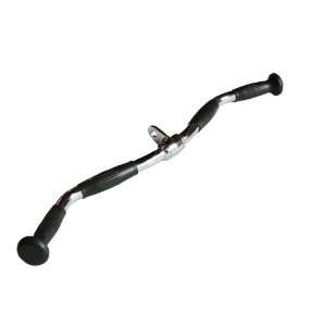  Coaches Choice 28 Inch Revolving Chrome Curl Bar with PU 