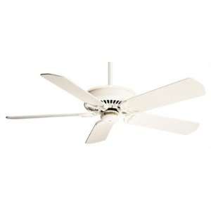  42 or 50 Panama XLP 4 Speed Ceiling Fan in Classic White 