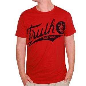   : Truth Soul Armor Candle Stick T Shirt   Large/Dark Red: Automotive