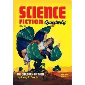  Vintage Art Science Fiction Quarterly: Killer Plants 