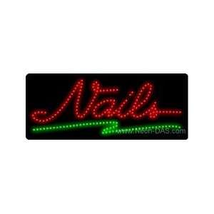  Nails Outdoor LED Sign 13 x 32: Home Improvement
