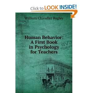   First Book in Psychology for Teachers William Chandler Bagley Books