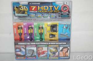Xtreme Cables 7 Piece HDTV Hook Up Kit  