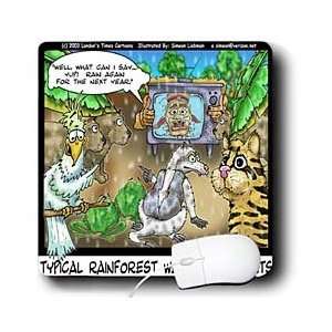     Typical Rainforest Weather Reports   Mouse Pads Electronics