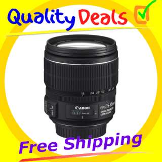 NEW Canon EF S 15 85mm f/3.5 5.6 IS USM Lens For EOS  