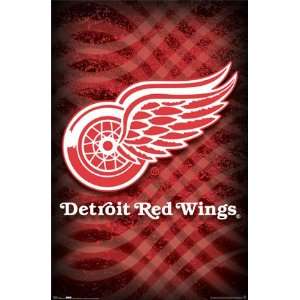   Redwings Poster Team Logo 2 Nhl Hockey New 4117: Home & Kitchen