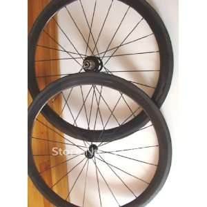  bicycle wheelset carbon fibre 700c 51mm tubular 1 pair/lot 