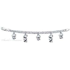   Dancing Snoopy And Woodstock Best Friends Charm Bracelet: Jewelry