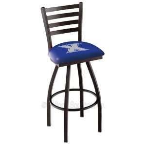  Xavier Musketeers Logo Black Wrinkle Swivel Bar Stool with 