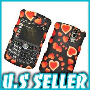 RED HARD CASE COVER 4 BLACKBERRY CURVE 8300 8310 8330 PROTECTOR SNAP 