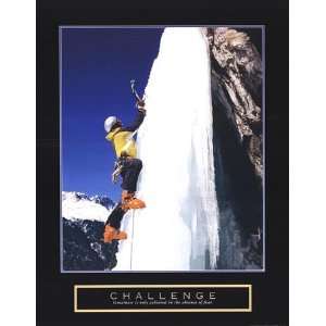  Challenge   Ice Climber Poster (22.00 x 28.00)