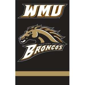 Exclusive By The Party Animal Western Michigan 44x28 Applique Banner