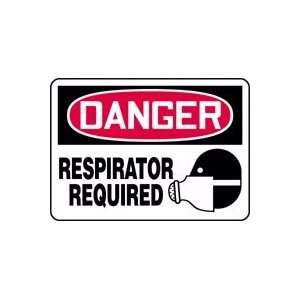  7X10 DANGER RESPIRATOR REQ.. 7X10 Sign: Home Improvement