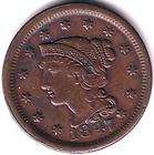 USA 1828 Small Wide Date LARGE CENT CORONET HEAD Fine  A4116 items in 