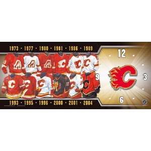  Calgary Flames 7X16 Clock   Memorabilia