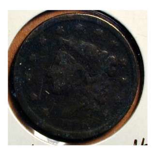 Coronet Head Large Cent 1838.GradeGood.*Problemheavy corrosion.