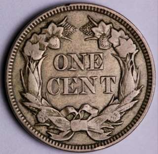 1857 Flying Eagle Cent Penny CHOICE AU   
