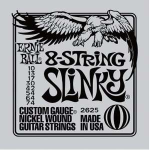  Ernie Ball 8 String Slinky Electric Guitar Strings 10 74 