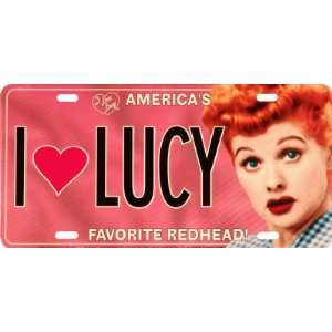  I Love Lucy License Plate Pink: Everything Else