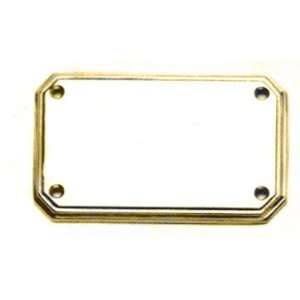  Omnia 8014/N US3 Polished Brass Trim 4 1/8 Name Plate 