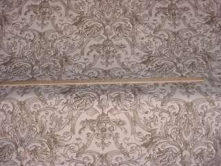 5y RARE SCHUMACHER RINCEAU URN N SCROLL TOILE UPHOLSTERY Fabric  