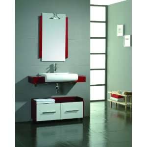  mounted basin bathroom sink matching cabinets bath vanity mirror 8102