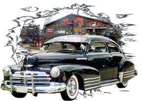 You are bidding on 1 1948 Black Chevy FleetLine Custom Hot Rod 