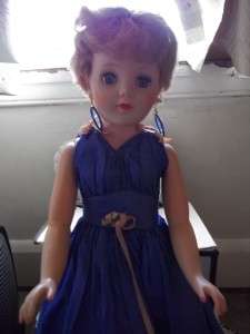 Vintage Large Rubber Plastic Fashion Doll 1950s 1960s  