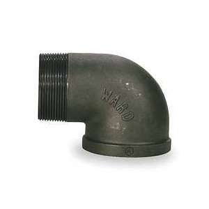 Industrial Grade 2WU27 Street Elbow, 90 Deg, 2 1/2 In, Black:  