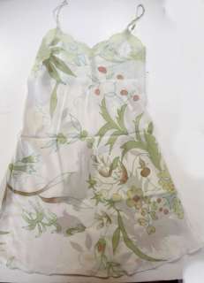 NWT $375 Ying Li Hand Painted Silk Gown Slip Teddy SZ M Free Shipping 
