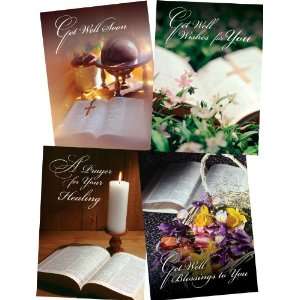  Get Well Cards, Healing Words with KJV Scripture Health 