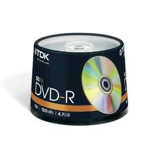    TDK DVD R 4.7 GB 16x Cakebox DVD Writable