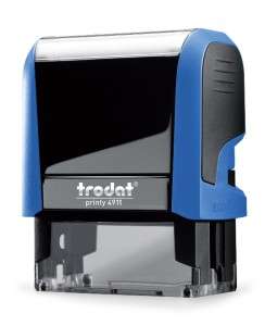 Trodat Printy 4911 (Ideal 50)   BLUE Mount Custom text  