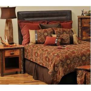    Wooded River WDFQ1351 88 by 92 Inch Queen Coverlet