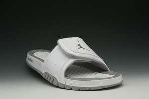 Air Jordan Hydro 2 Mens Slippers White/Metallic Sil  