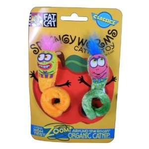   Count Springy Worms Catnip Cat Toys Sold in packs of 3: Pet Supplies
