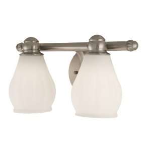  Checkolite 9642 71 Brushed Nickel Treviso Two Light 