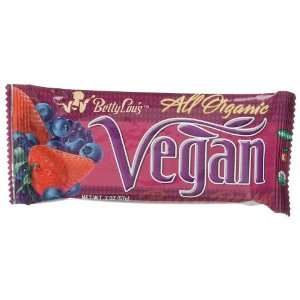 Betty Lous Organic Vegan Bar, Berry Berry, 2 Ounce Bars (Pack of 12)