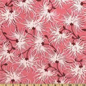   Dear Large Floral Camellia Fabric By The Yard: Arts, Crafts & Sewing