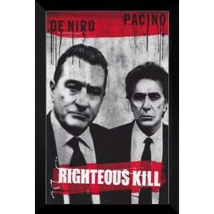 Righteous Kill FRAMED 27x40 Movie Poster: Robert DeNiro