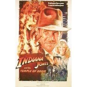 Indiana Jones and the Temple of Doom Movie Poster Size 27x40