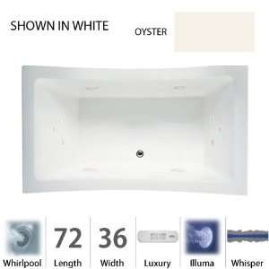 Jacuzzi ALL7236 WCR 4IW Y Oyster Allusion 72 x 36 Allusion Drop In 