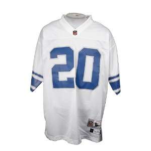   Barry Sanders #20 NFL Mens Premier Jersey White: Sports & Outdoors
