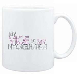   Mug White  my vice is my Nyckelharpa  Instruments: Sports & Outdoors